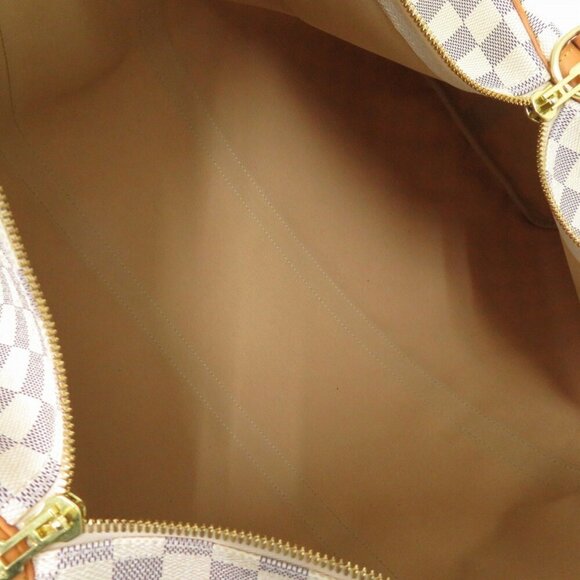 LOUIS VUITTON Damier Azur Keepall Bandouliere 55 N41429 Boston Bag LV 0046 - Picture 8 of 11